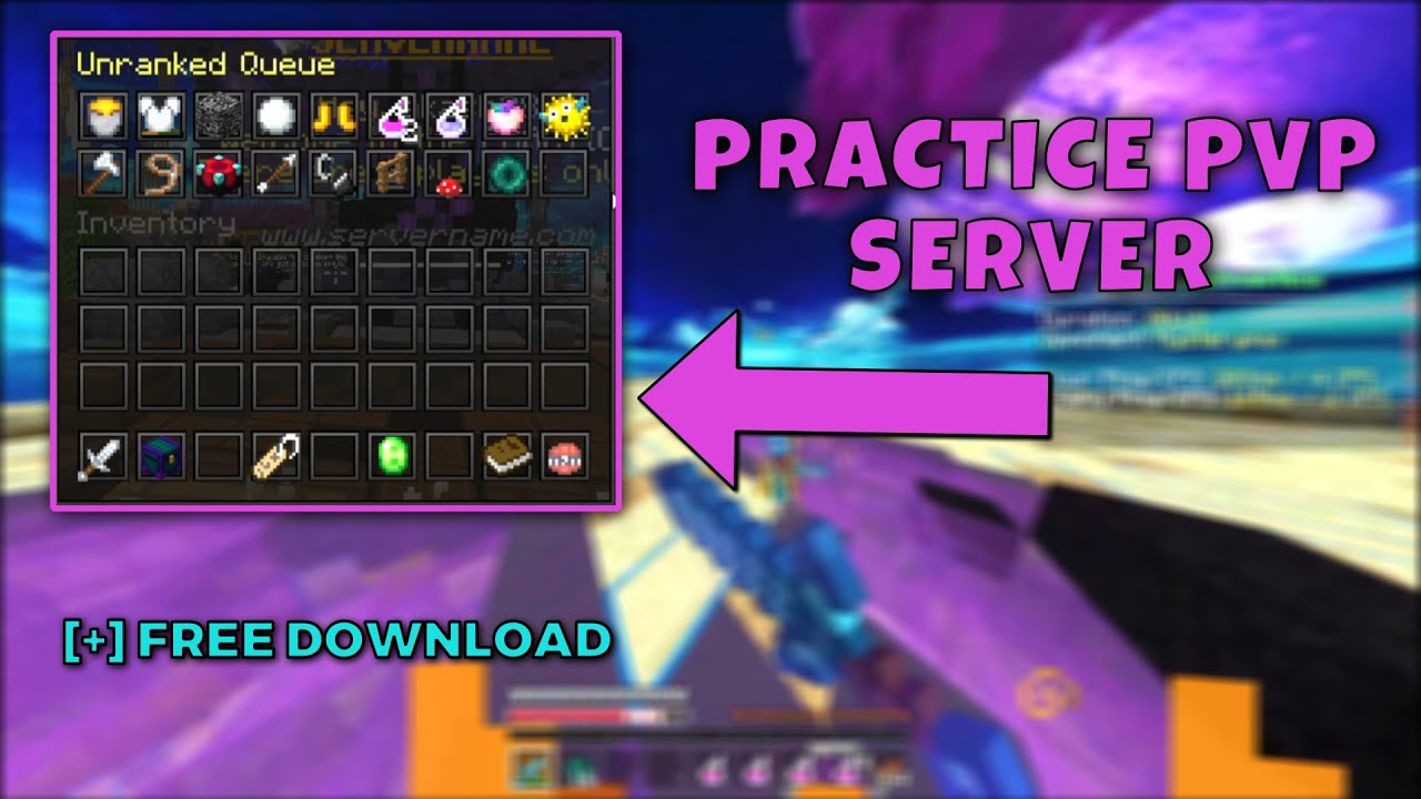 MINECRAFT PREMADE PRACTICE PVP / DUELS SETUP | FREE DOWNLOAD |