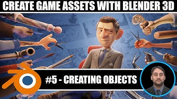 Blender Game Assets Modeling Course For Unity Game Engine | #5 Modeling Objects In blender