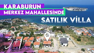 Karaburun Merkez Mahallesinde 3+1 Satılık Villa