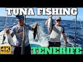 Tenerife fishing trip  tuna catching on yate sofia  4k  2024