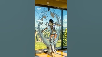 Robot Girl Test: The AI Humanoid Didn’t See the Glass Wall #AIrobot #HumanoidRobot