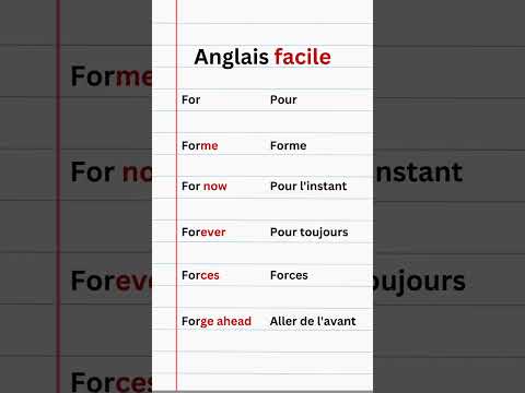 Apprendre l'anglais rapidement ✪ Phrases simples pour apprendre l'anglais facilement partie ✪ 2
