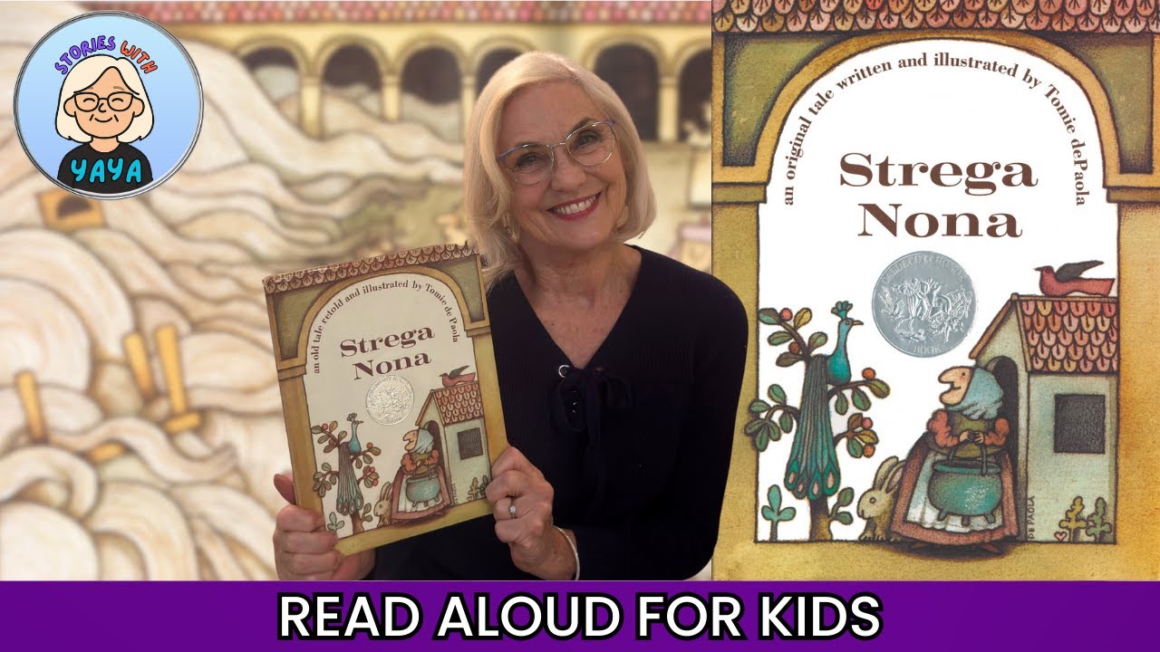 🍜 Strega Nona by Tomie dePaola | Magical Italian Tale Read Aloud for Kids | Stories With Yaya ✨
