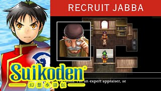 Suikoden 1 REMASTER Gate Rune - recruit JABBA