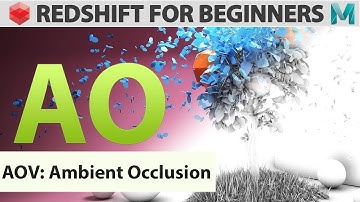 Redshift For Beginners - AOV - Ambient Occlusion