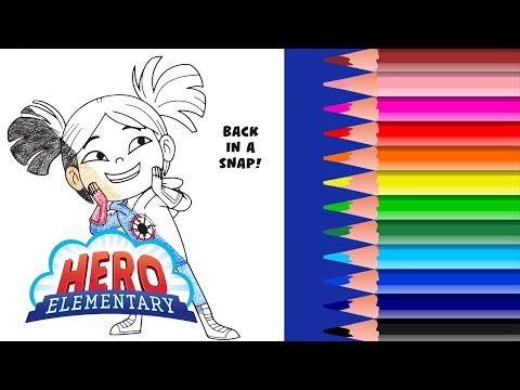 Hero Elementary | Sara Snap Coloring Page | Pbs Kids