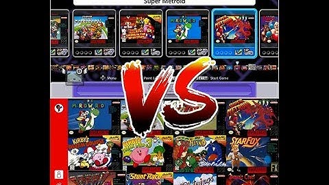 SNES Switch Online vs SNES Classic Edition - Gameplay Comparison