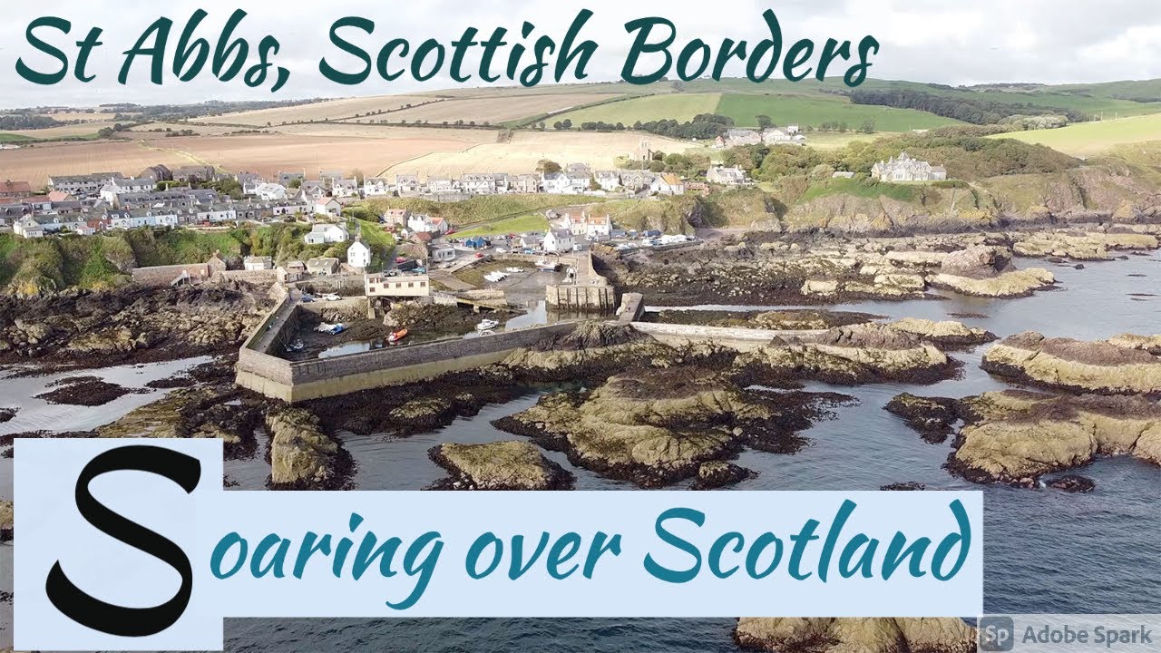 4K Drone Footage Scotland - St Abbs, Scottish Borders