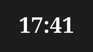 17 Minutes 41 Seconds Timer