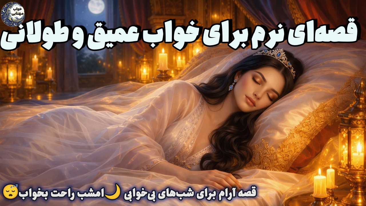 قصه‌ای نرم برای خواب عمیق و طولانی🛌 داستانی که باهاش خوابت می‌بره🌙چهل کنیز و ابراهیم ادهم