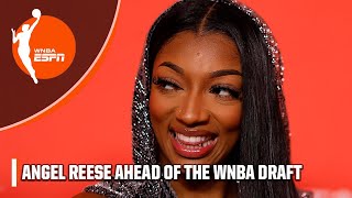 BAYOU BARBIE Angel Reese SHOWS OUT on the WNBA Orange Carpet 🤩 | WNBA Countdown