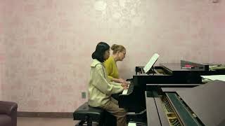 Catherine Jiang With Her Teacher Olga Rogach