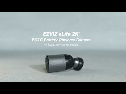 Ezviz BC1C & Solar Panel IP Κάμερα Παρακολούθησης Wi-Fi Full HD+ 4MP Αδιάβροχη Μπαταρίας με Αμφίδρομη Επικοινωνία και Φακό 2.8mm