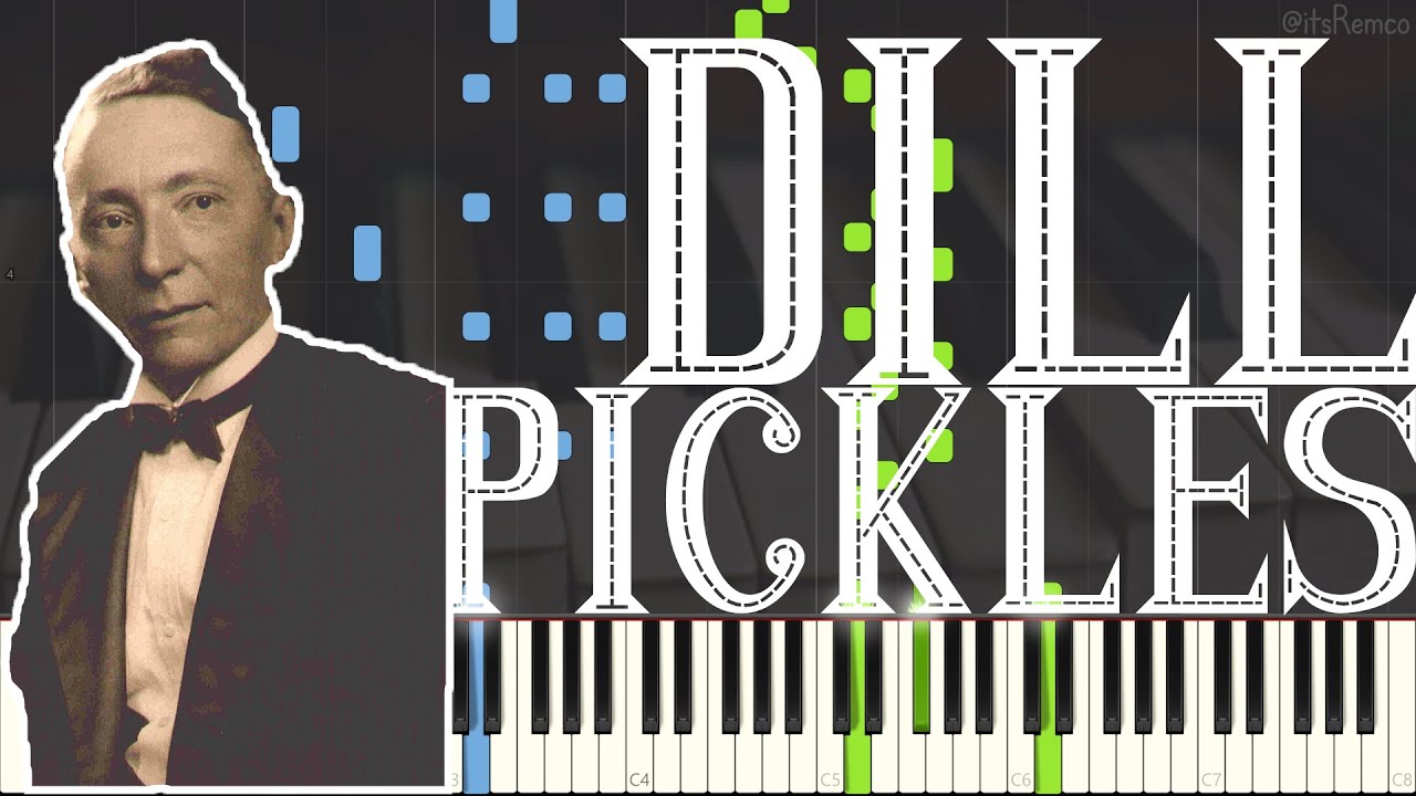 Charles L. Johnson - Dill Pickles 1906 (Ragtime Piano Synthesia)