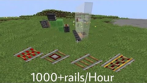 Minecraft Java Rail Duplicator Tutorial - 1.15/1.16/1.17/1.18 RAIL DUPLICATOR Minecraft