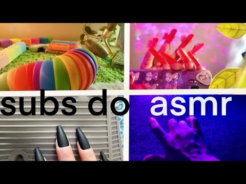 Subscribers do ASMR for 1 HOUR +