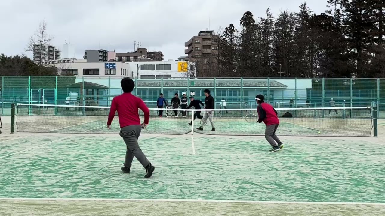 tennis@七北田公園庭球場　2026.2.1