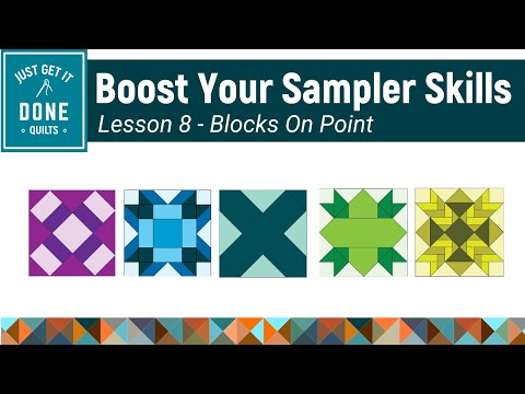 Boost Your Sampler Skills BOM-Month #8 Blocks on Point