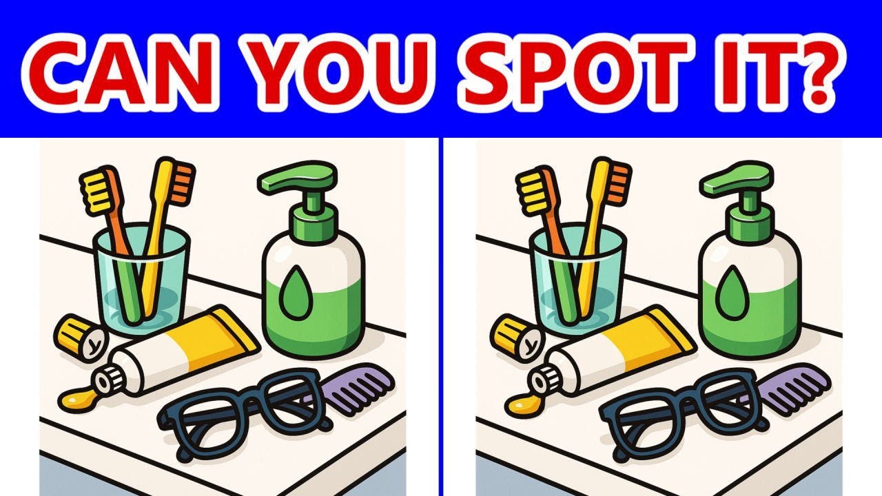 徐々に難しくなる 【４箇所間違い探し】  全部わかれば脳は３５歳！ 洗面台のイラスト問題などが５問。#485