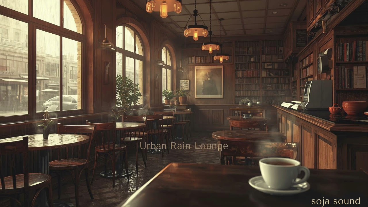 Urban Rain Lounge 🌧 – Smooth Jazz BGM for Rainy City Evenings | soja sound