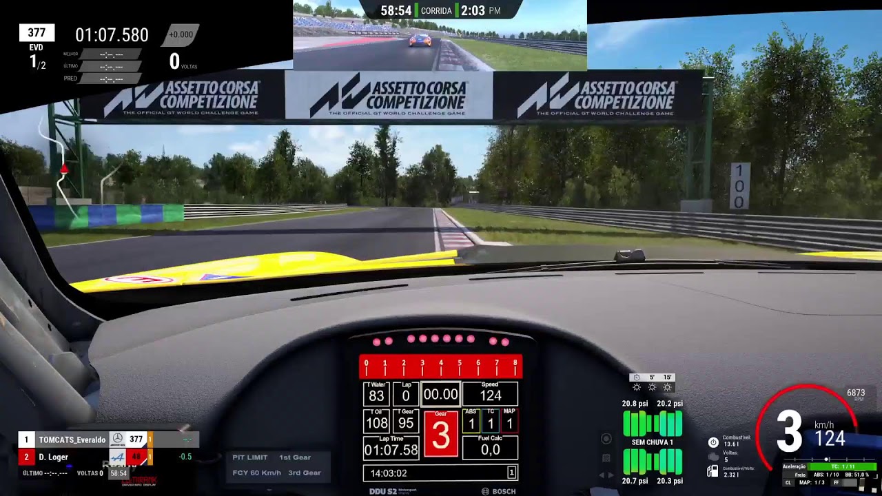 ACC PS5: Treino Camaro GT4 Hungaroring