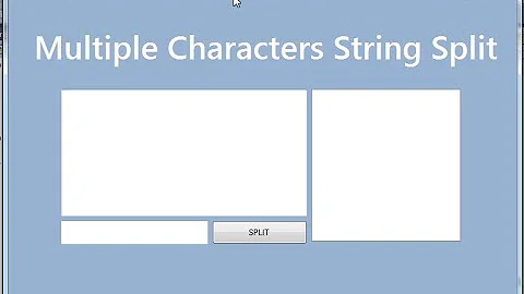 How to Split String using Multi Char String in C# with regex Method