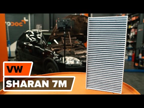 Jak vyměnit kabinový filtr na VW SHARAN 7M [Návod]