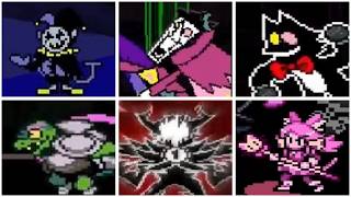 Undertale Deltarune ALL SECRET BOSSES