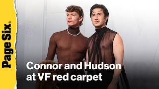 Connor Storrie And Hudson Williams Bring The Heat To 2026 Vanity Fair Oscar Party Red Carpet