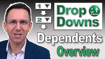Create Conditional Drop Down Lists for Excel Reports - Method Overview