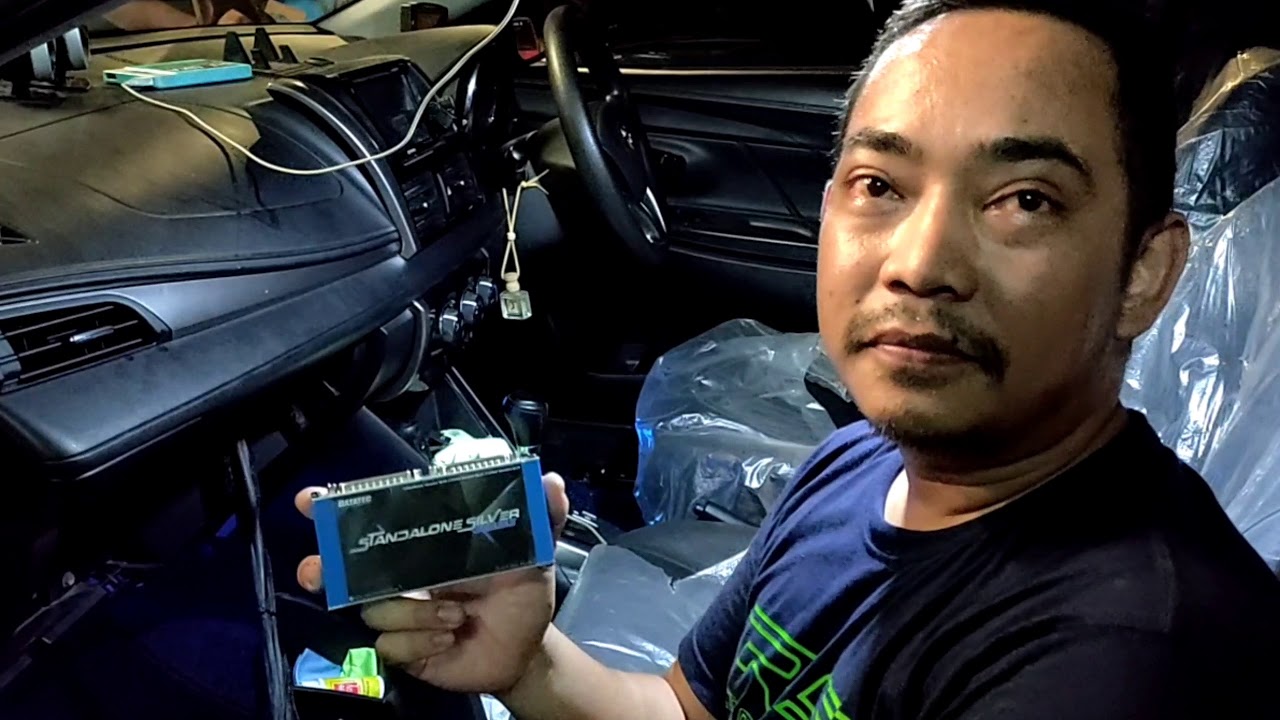 TOYOTA VIOS NCP151 with Crazy Backfire  ECU DATATEC STANDALONE SILVER