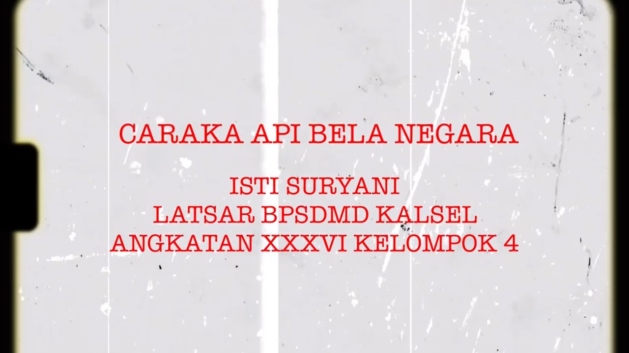 CARAKA API BELA NEGARA l Tugas 3 Agenda 1 - YouTube