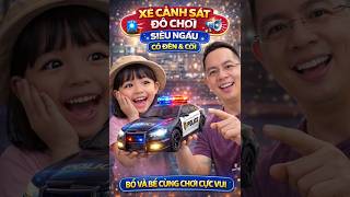 Review Xe Cảnh Sát Đồ Chơi Có Đèn Và Còi Bé Chơi Không Muốn Nghỉ #dochoixehoi #bechoidochoi
