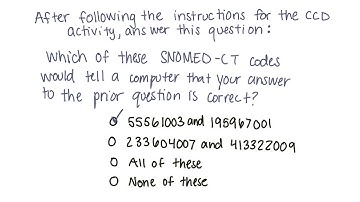 CCD Quiz 2 Solution - Georgia Tech - Health Informatics in the Cloud