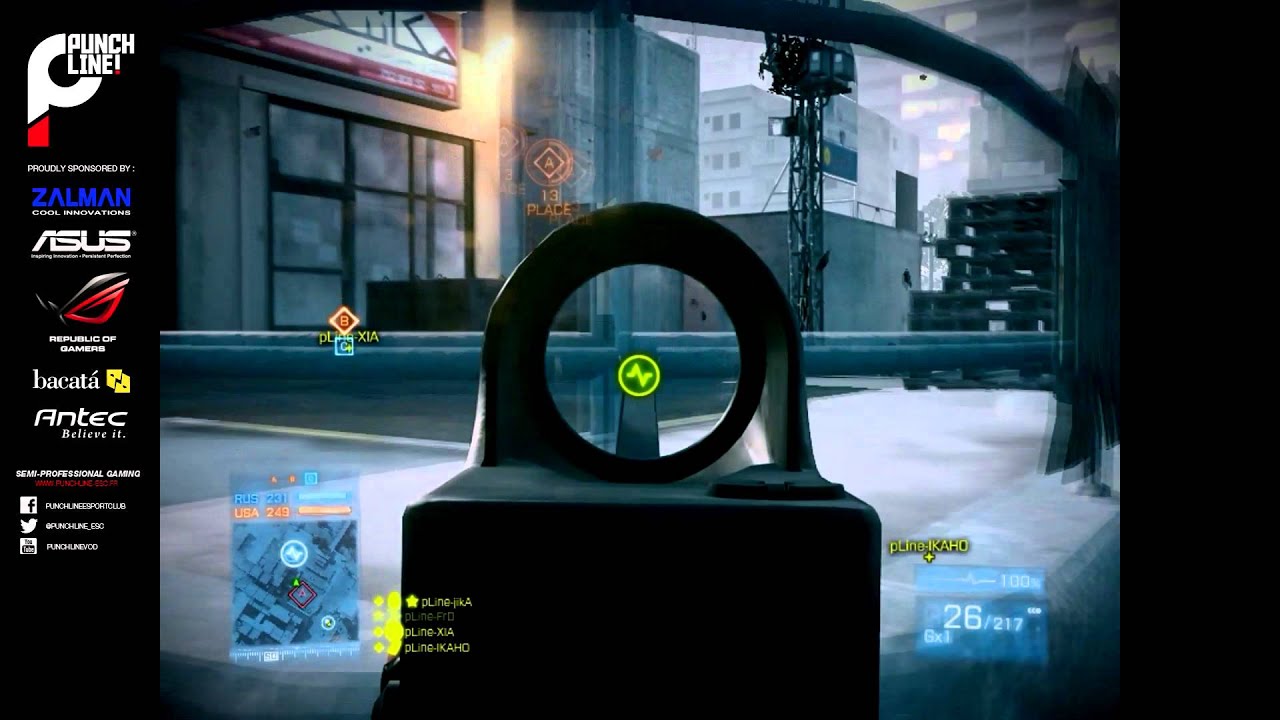 BF3 - pLine vs webSPELL - Bazaar 37-17 - LAN Footage (5v5 competitive)