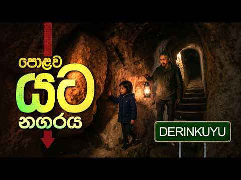අඩියෙන් අඩියට හුස්ම හිරවෙන ගමනක් | Exploring Türkiye 🇹🇷 | Derinkuyu City | තුර්කියේ එකොළොස්වැන්න