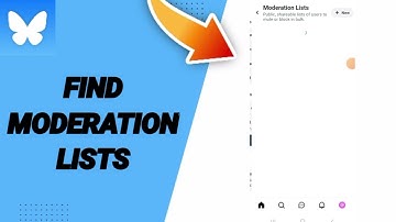 How To Find Moderation Lists On Bluesky App