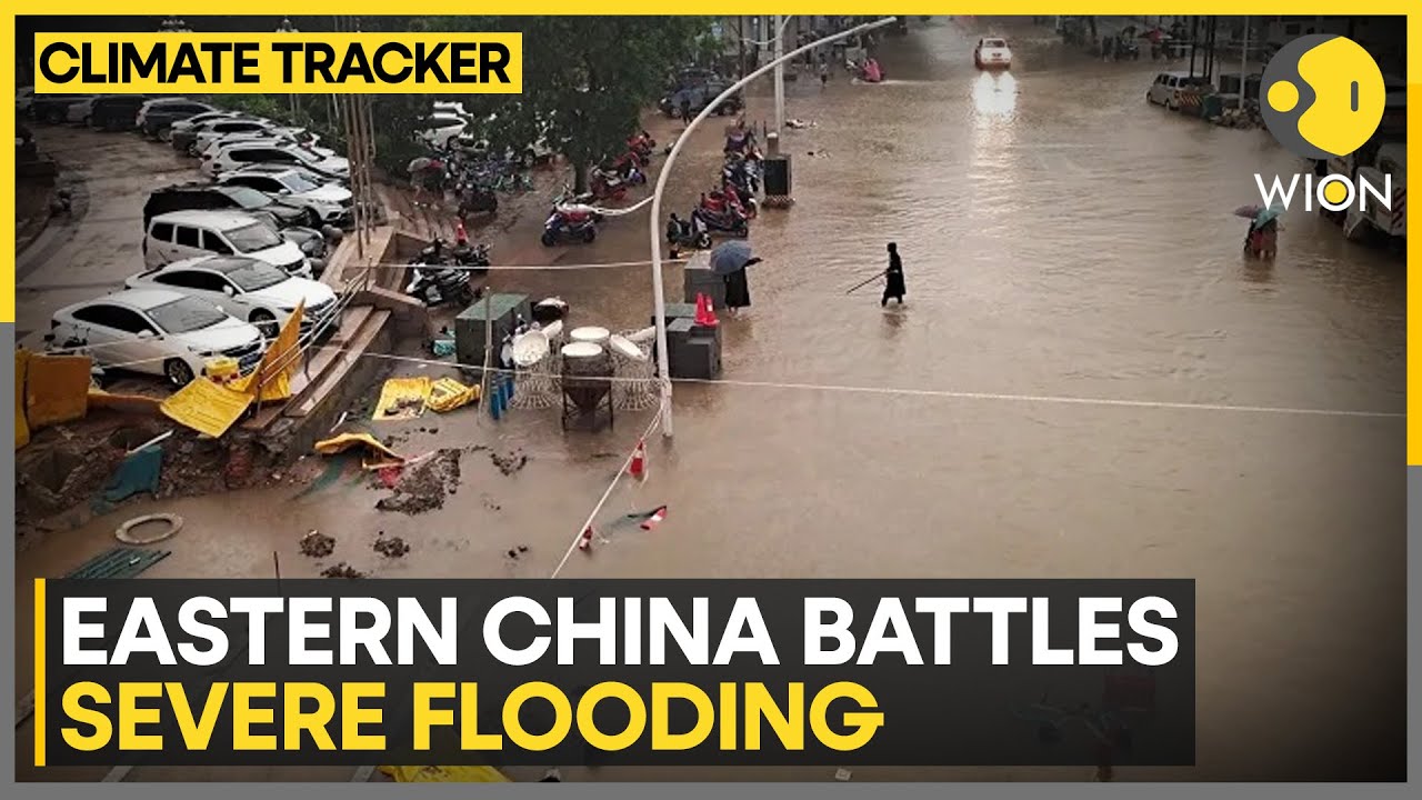 Eastern China battles severe flooding | WION Climate Tracker - YouTube
