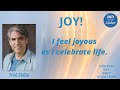 Joy  i feel joyous as i celebrate life with guest speaker fred stella