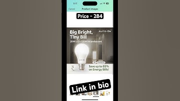 Auto-ON Motion Sensor LED Bulb (20W) (Automatic ON/OFF) (Works both during Day/Night)