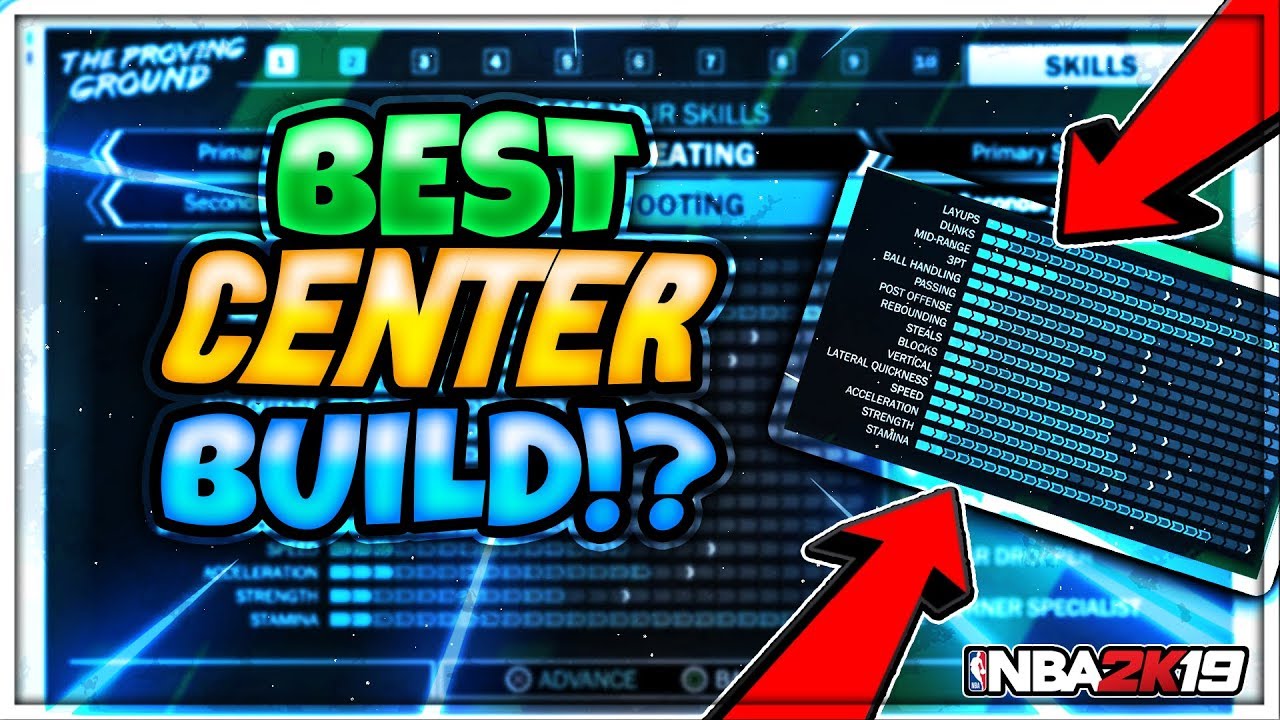 Best Center Build In Nba 2k19 Demigod Big Man Build In 2k19