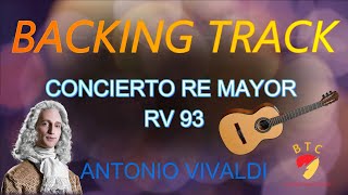 Concierto de Vivaldi en Re RV 93 🎸Backing track (Guitarra y orquesta)