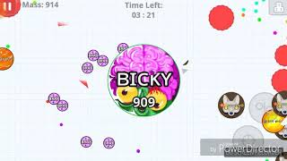 The best agario solo takeover/line splits & legendary skin / No play hack macro & zoom...