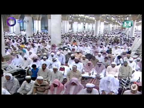 صلاة التهجد من المسجد النبوي للشيخ صلاح البدير ليلة 25 رمضان 1435