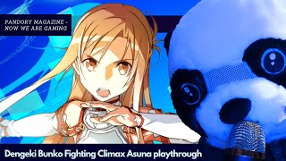 Dengeki Bunko Fighting Climax - Asuna (Sword Art Online) Story playthrough
