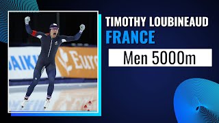 Timothy Loubineaud Sets a New World Record! | Men 5000m | Salt Lake City 2025 | #speedskating