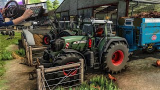 Awesome engine sound power on this beast tractor | FS 22 Thrustmaster T248 gameplay screenshot 4