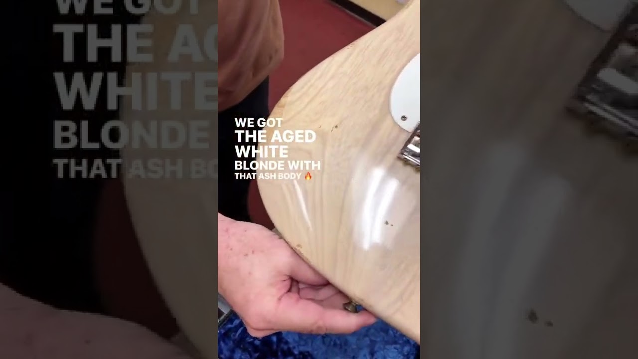 Fender Custom Shop 1957 Stratocaster Aged White Blonde