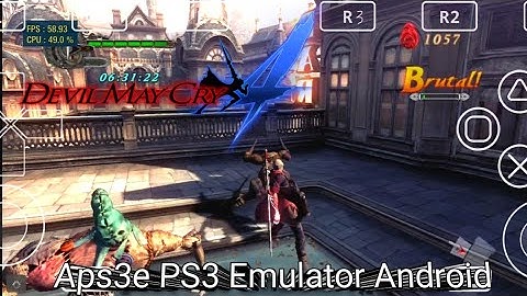 Aps3e Emulator PS3 Android - Devil May Cry 4 Trial Gametest