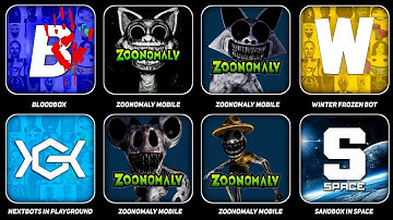 Nextbots in Playground Mod Zoonomaly,Bloodbox,Sandbox in Space,Winter Frozen Bot | Gameplay